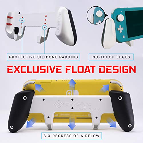 ایگرد | قیمت و خرید Satisfye - ZenGrip Go Elite Bundle (Lite), Turquoise,  Accessories Compatible with Nintendo Switch Lite - Bundle includes: Grip,  Elite Case, Low Profile A-C USB Cable. BONUS: 2 Thumbsticks