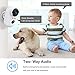 Outdoor Security Camera Wireless Battery Powered - 1080P WiFi Rechargeable Camera - Battery Operated Home Security Camera, Night Vision, PIR Motion Detection, 2-Way Audio, Local & Cloud Storage