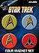 Ata-Boy Star Trek Enterprise Insignias Set of 4 1.25