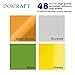 Inscraft 48 Sheets Premium Permanent Self Adhesive Vinyl Sheets, 12