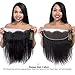 QTHAIR 10A Virgin Hair Straight 13x4 Lace Frontal Closure with Baby Hair(20