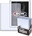 BCW (100 - 4 packs of 25) BCW Brand Trading Card Toploaders - 3