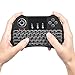 Neoteck 2.4G Backlit Raspberry PI Keyboard Android TV Keyboard Touchpad Keyboard with Mouse Right and Left Button for PC Google Android Smart TV Media Mini TV PC Stick HTPC IPTV Laptop Raspberry PS3