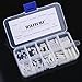 Hilitchi 240pcs M2 M3 Male Female Nylon Hex Spacer Standoff Screw Nut Assortment Kit