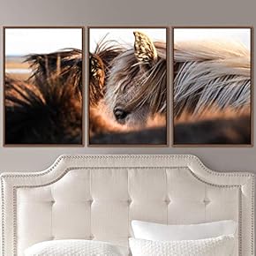 signwin 3 Piece Framed Canvas Wall Art A...