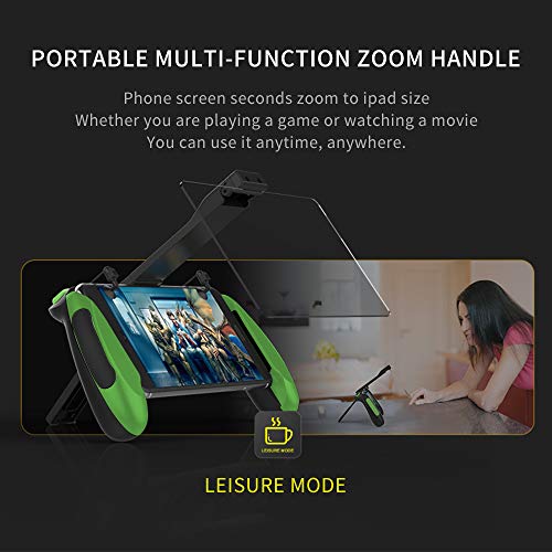 Newseego Mobile Phone Screen Magnifier Game Controller Grip Holder Gamepad Joystick L1 R1 Trigger 4.7-6" Screen Perfect Mobile Controller for Games