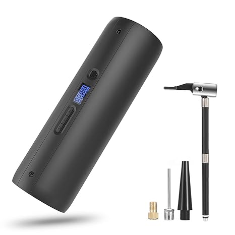 CYCPLUS Autoluftpumpe 150 PSI elektrische Reifenpumpe Mini Pumpe tragbare Luftkompressor Wiederaufladbare 12 V mit DC LCD Dis