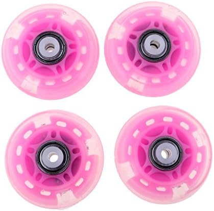 Baoblaze 4個 インライン ローラースケート 交換パーツ Pu製 ウィール