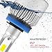 H11 Led Headlights, 8000LM 72W COB Chip IP67 Waterproof Led Headlight Bulbs, H11