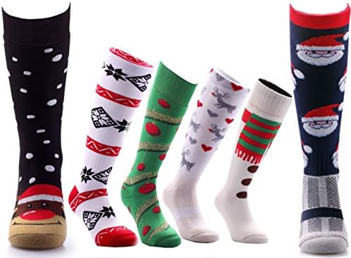 Ski Socks3 Mens Ladies Super Soft Xmas Ski/Wellie Boot Socks UK 6-11, 3-6 Size Free Post (6-11 UK)