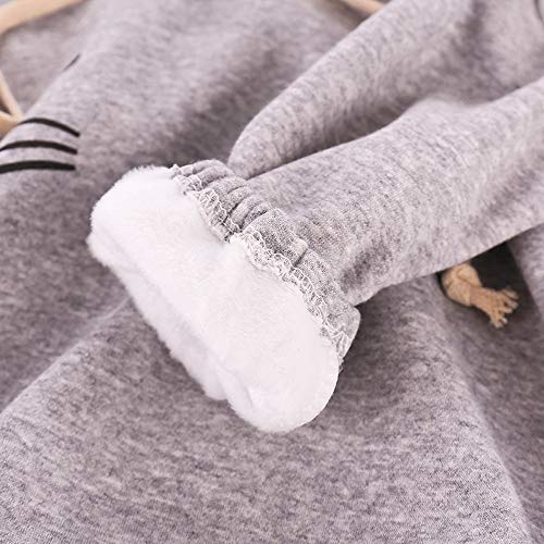 Kehen Baby Easter Costume Infant Toddler Girl Boy Spring Outfit Rabbit Hoddie Warm Winter Outerwear Gray 6-9 Months - Thumbnail 5