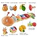 Jcobay Baby Toys Musical Caterpillar Stuffed Crawler Toy Soft Tummy Time Toy with Ruler Bells Rattle Crinkle Educational Interactive Plush Toy for Infant Newborn Boys Girls Toddler 3-12 6 Months Gift