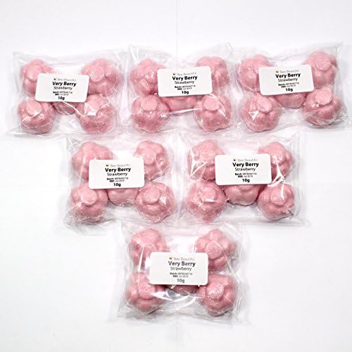 Bee Beautiful Very Berry Bath Bomb – Strawberry 10g Mini Flowers (30 X 10g Flowers)