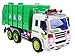 Remote Control Garbage Sanitation RC Truck 1:16 Four Channel Full Function w/ Lights Battery Powered RC Truck Toy