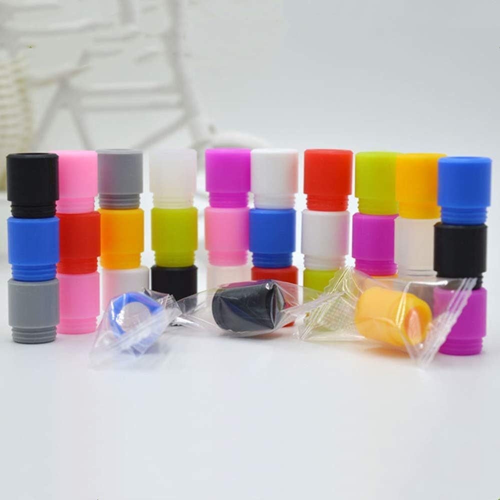 Sunday 7 810 Drip Test Tip soft silicone large diameter disposable anti-scalding tips individual package——100pcs with…