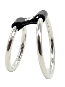 Boowhol Herren Penisringe Peniskäfig 316L Metall für Männer Bondage SM DREI Ringe Cockringsexspielzeug Delay-Hahn-Ring
