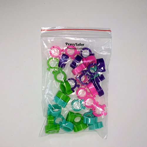 36 Pcs Bobbin Holders Clamps Clips Best Bobbin Buddies for Embroidery, Quilting and Sewing Thread PeavyTailor