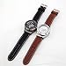 Cigarette Lighter Watch,Vishm Rechargeable Sporty wristwatch Quartz Watches Cool Digital USB Flameless Cigarette Lighter Watch Novelty Windproof-Good Gift (Black)