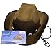 Funny Party Hats Cowboy Hat - Studded Cowboy Hat - Cowboy Costume Accessories - Brown Cowboy Hat
