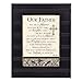 Cottage Garden The Lords Prayer Our Father Cross 8 x 10 Distressed Black Accent Picture Frame Plaque
