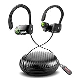 Bluetooth Earbuds By Zivigo Sweat-proof Headphones, IPX7 Waterproof Rated, Noise Cancellation Technology, Microphone & Voice prompts,
