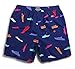 Mens Ships Printed Swim Trunks Polyester Quick Dry Beach Shorts Colorful Size Medium