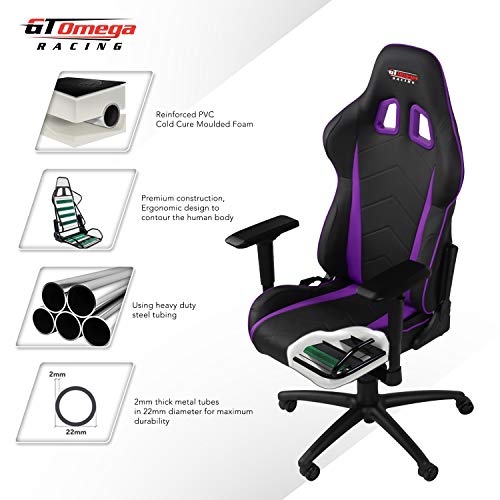 GT OMEGA PRO Racing Gaming Chair with - tiendamia.com