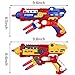 POKONBOY Foam Dart Gun Toy Gun - 2 Sets Super Hero Toy Guns with 40 Pack Refill Foam Bullet Darts and 2 Targets