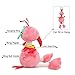 FOREAST Flamingo Toys Baby Rattles Soft Stuffed Animal Crib Handbells Infant Gifts for Boys / Girls