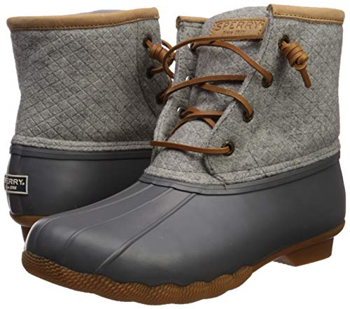 sperry saltwater emboss wool dark grey