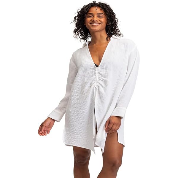 Roxy Sand Dune Cover Up Dress at Amazon Women's Clothing store