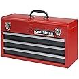 Craftsman 3-Drawer Metal Portable Chest Toolbox Red