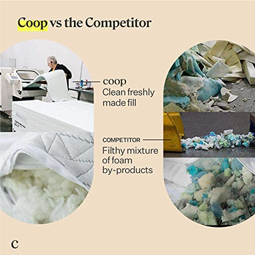 Coop Home Goods Knee Pillow for Side Sleeper, Adjustable Soft