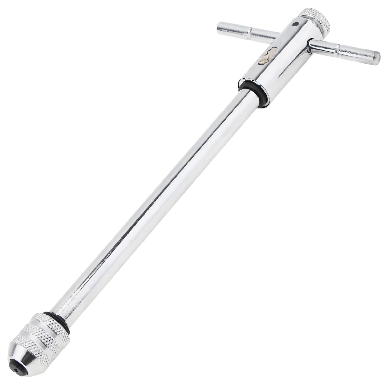 Omninmo Adjustable Ratchet Tap Wrench T-Handle, for Metric M5-M12 Taps, Ratcheting T Handle Holder Reamer Hand Tapping Tool Thread Metric Plug Tap Machinist Tool for Machinist Repair
