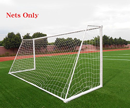 Soccer Goal Net Football Polyethylene Training Post Nets Full Size (12 x 6FT)
