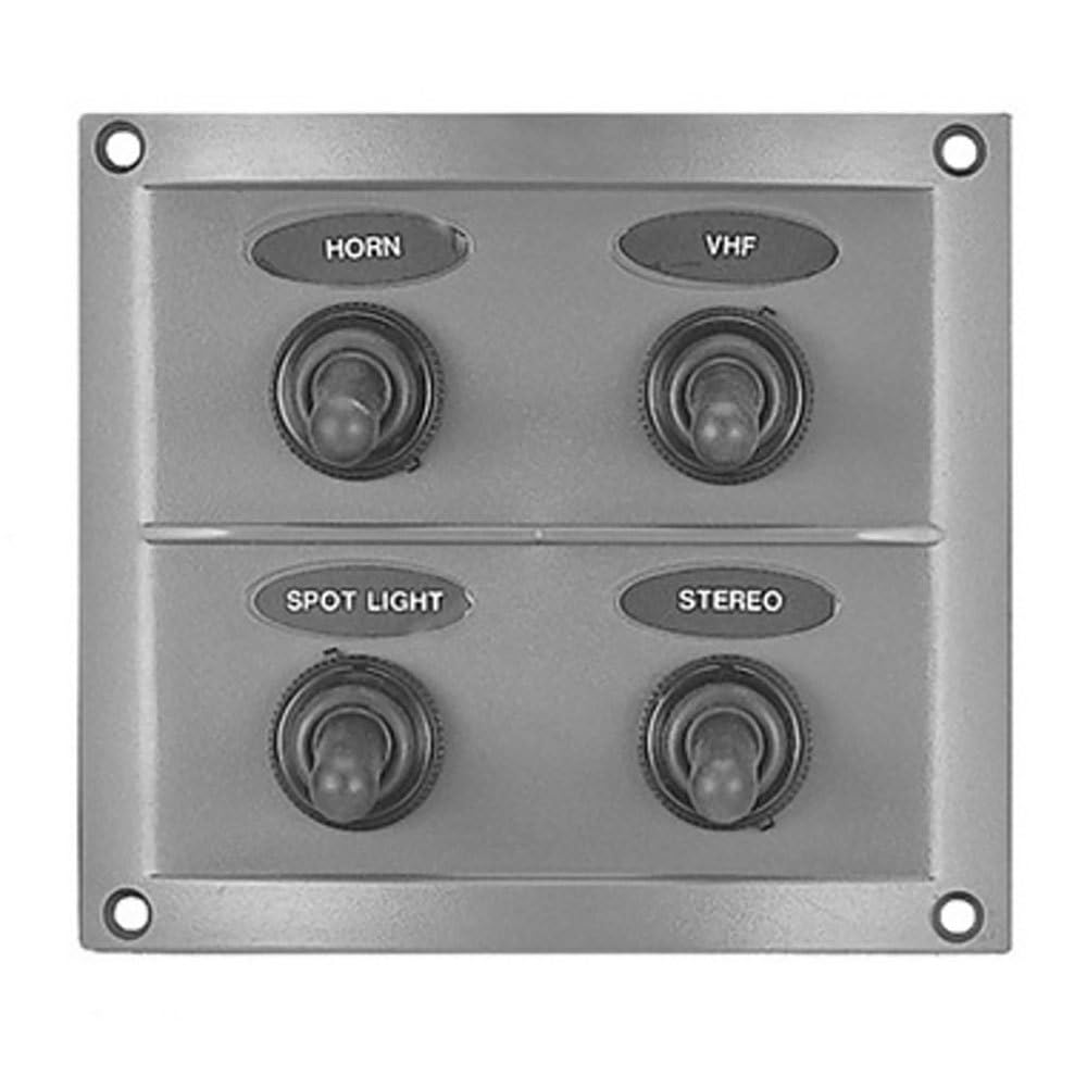 SWITCH PANEL SPLASHPROOF 4 GANG