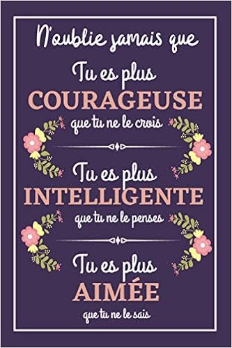 N Oublie Jamais Courageuse Intelligente Aimee Idee Cadeau Anniversaire Ou D Appreciation Pour Sa Sœur Collegue De Travail Sa Cousine Sa Meilleure Amie Sa Maitresse Sa Femme Message D Amitie Jolicadeaux Collections