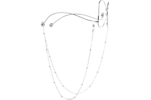 LANG XUAN Pearl Eyeglass Chains Glasses Reading Eyeglasses Holder Strap Cords Lanyards - Eyewear Retainer for Women