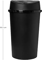 Keto Plastics 45 Litre Black Touch Top Bin Living Range view 9