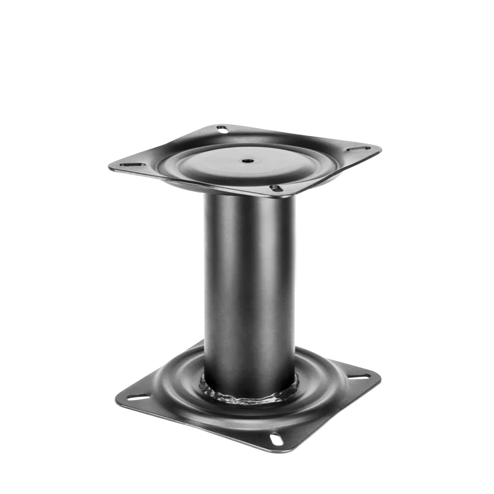 Photo 1 of BESTMAN MARINE Boat Seat Pedestal Fixed Height 7 Inch Black Powder Coated Base for Yacht Boat Seat Mount,Ideal for Boating and Fishing Enthusiasts,Reinforced Welded Joints