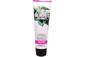 Supre SNOOKI BEACHES BE CRAZY Outrageous White Bronzer, 9 ounces. Tanning Bed Lotion