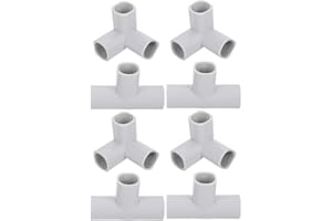 Yardwe 8 Pcs Baby Playpen T Connectors Plastic Safety Gate Joints for Indoor Baby and Pet Playpen Accessories