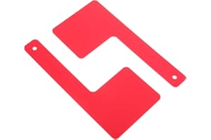 FONDOTIN 2pcs Emblems red Flag Large Acrylic Flag The Sign Mailbox Flag for Outdoor Mailbox Flag red Universal red Mailbox Flag Replacement red Mailbox Flag Mailbox