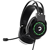 GAMEPOWER Voldon X 3.5mm Jack Gaming Headset - Wired Headphones with 50MM Drivers, Comfort Design, Noise Cancelling Mic, PS4, PS5, for Xbox, Black