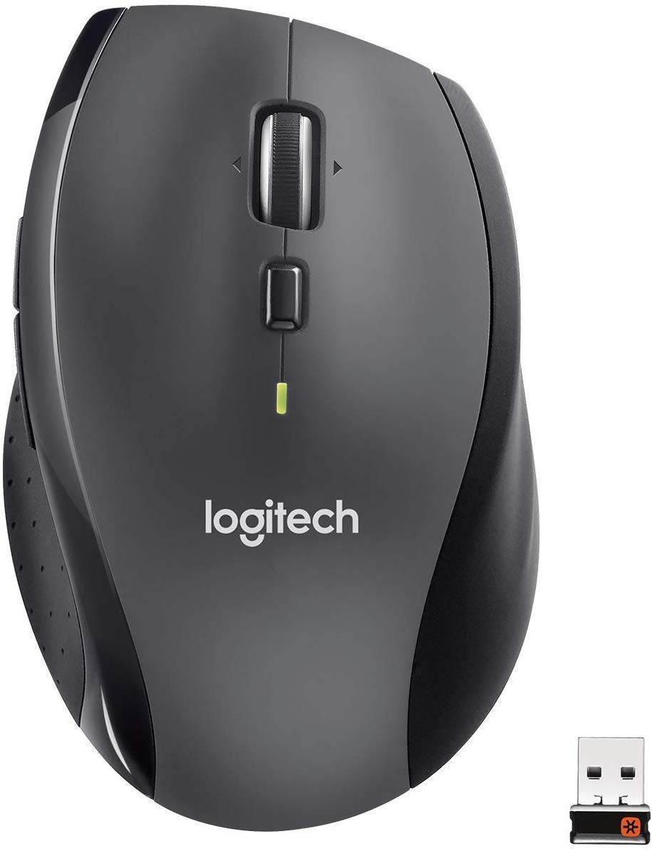 Logitech M705 Wireless Mouse for Windows, Mac, Chrome for Laptop and Computer - Black (Renewed)