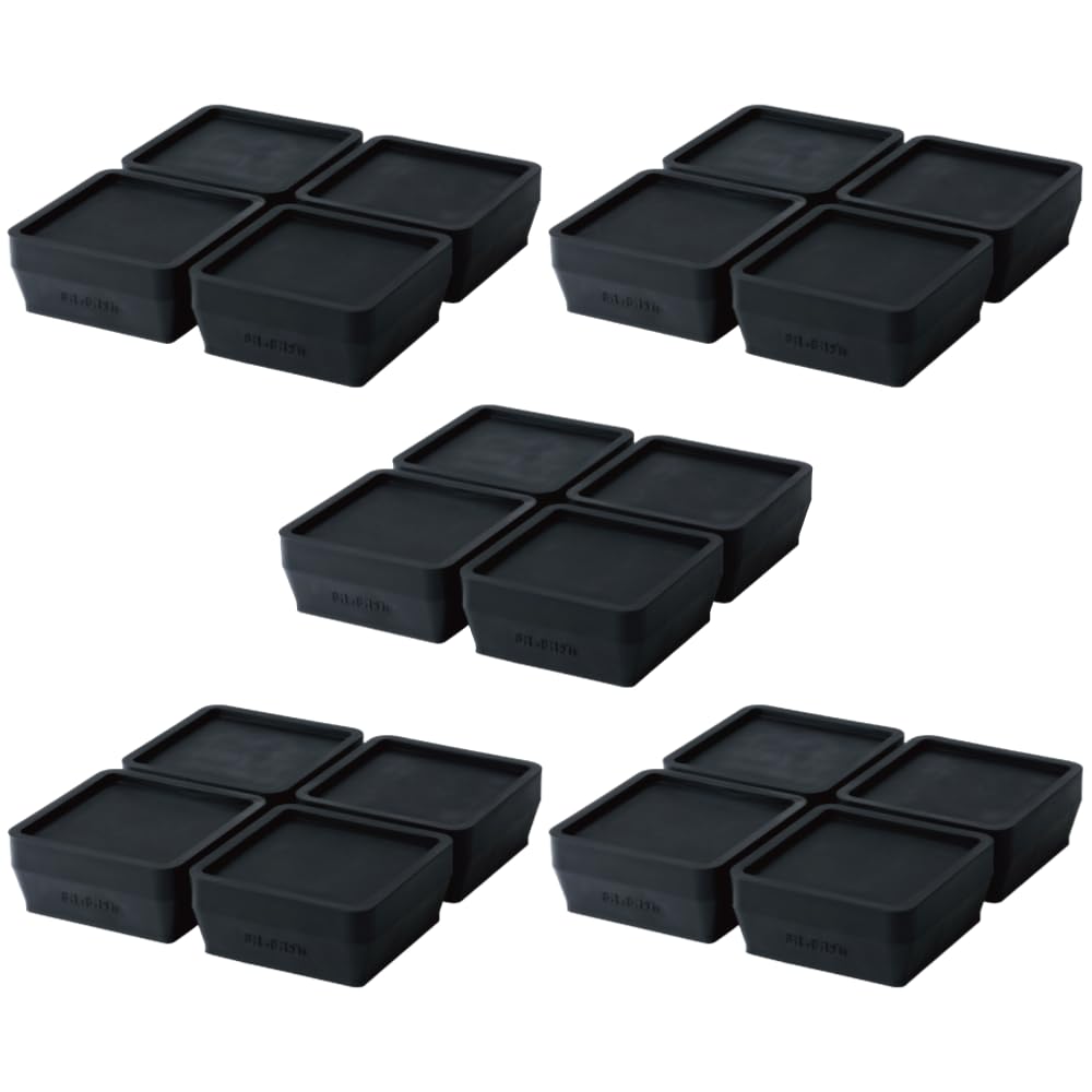 タツフト 洗濯機用かさ上げ台 防振防音 高さ調整ゴムマット あしあげ隊 4個入り TFi-5505 1セット商品画像