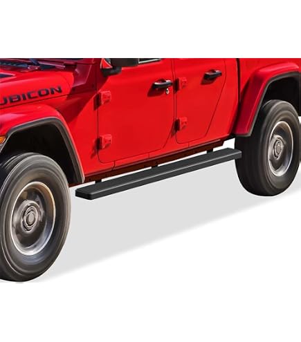 HD Ridez Stainless Steel Running Board 5in Black Compatible With Honda Element 2003-2011 (Exclude SC Model) (Nerf Bar Side Steps Side Bars