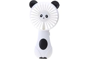 Handheld Fan Cute Cartoon Animal Fans Soft Foam Battery Powered for Student Panda Kitten Portable Portable Handheld Cute Cart
