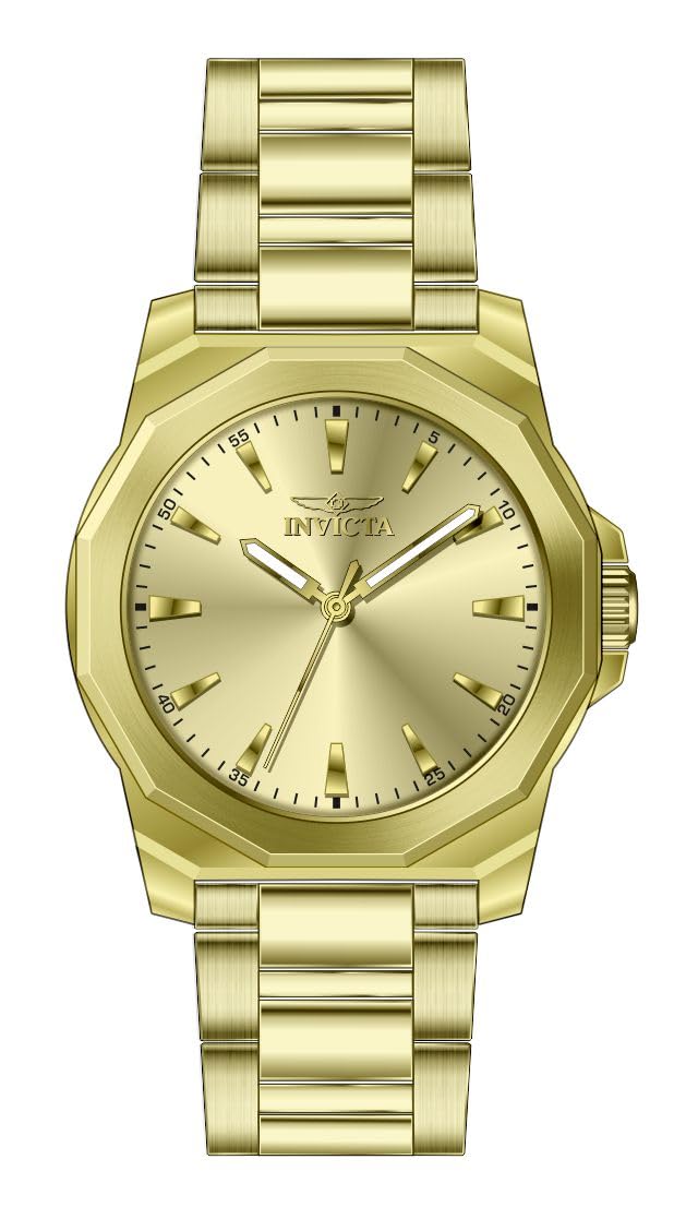 Invicta Men’s Speedway 42mm Stainless Steel Quartz Watch, Gold (Model: 46840)