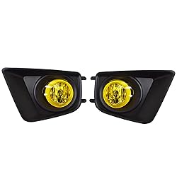 SEBLAFF 2-Pack Amber Clear Lens Fog Lights Assembly